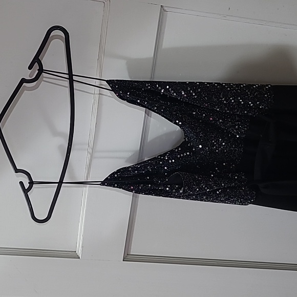 NWOT Pepper & Zoey Wide Leg Jumpsuit with Sequins XXL 2X - Picture 5 of 7